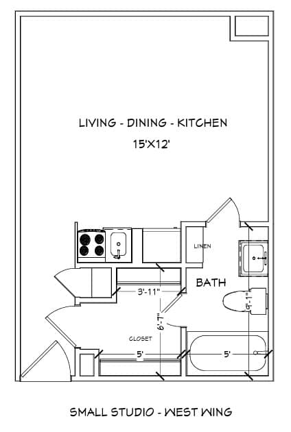 Small Studio - West Wing