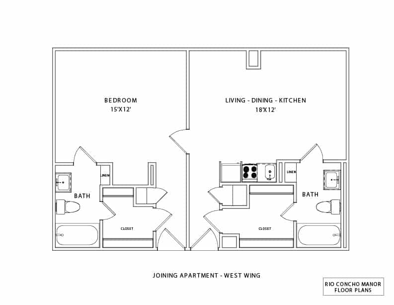 Joining Apartment - West Wing