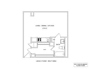 Large Studio - West Wing